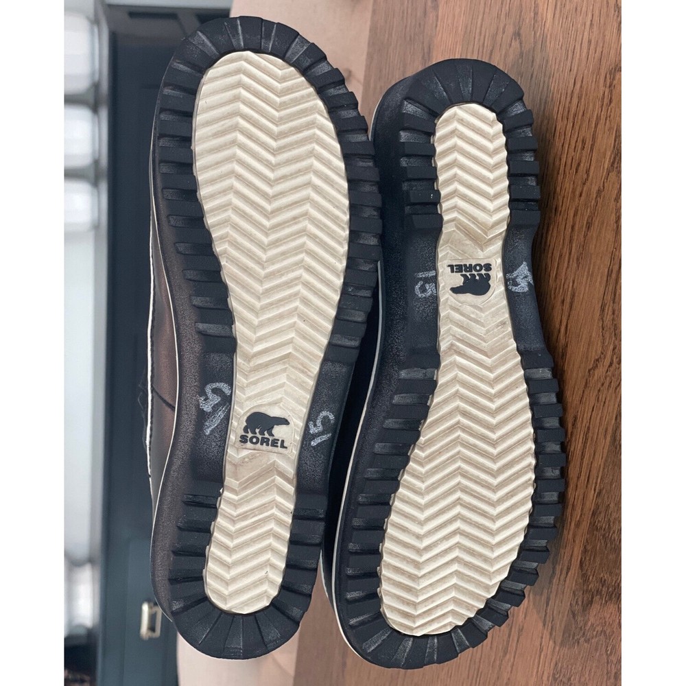 Sorel Tivoli High Li Black Suede Winter Boots Women’s 8 Waterproof Fleece Lining - Picture 6 of 9